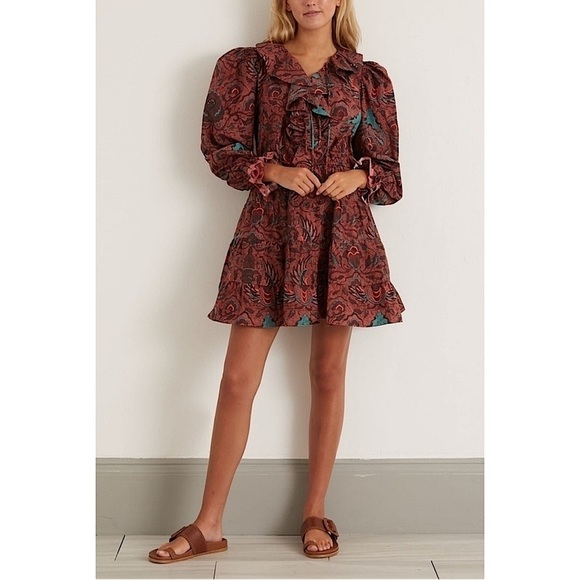 Ulla Johnson Caris Dress Carmine Size 12